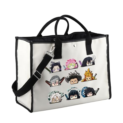 VAMSII Anime Themed Gift Anime Inspired Tote Bag Animes Merch (Night D LT)