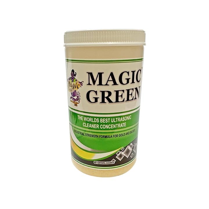 Magic Green Ultrasonic Cleaning Concentrate Powder (24oz Bottle)