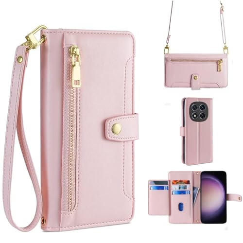 for Redmi Note 14 Pro 5G �P�[�X �蒠�^ �V�����_�[ FOR ���h�~ �m�[�g14�v�� �΂߂��� �蒠 �P�[�X�y �X�g���b�v ��+�Z 2�{�z�g�уJ�o�[ �����z�t ������ ��|�� �t�@�X�i�[�^ ���������\ ���K���� �J�[�h���[ �X�^��