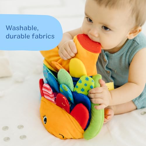 image for Melissa & Doug K’s Kids, Flip Fish Stuffed Animal, Soft Baby Book, M