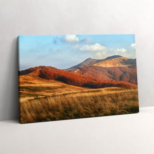 Tableau d'art paysage de montagne Wallfluent toile haut de gamme 60x40
