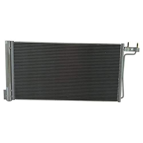 Image of TRQ A /C Condenser and Receiver Drier Assembly Compatible with 2015-18 Ford Focus SE L4 2.0L 2015-18 Focus Titanium L4 2.0L S SEL