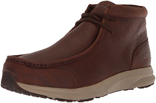 Ariat Men's Spitfire Moccasin, Aged Mahogany, 9.5 D US