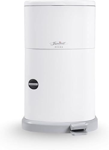 Janibell Akord 330 - Sistema de cubo de pañales para adultos, capacidad para hasta 35 pañales para adultos por carga, 560 pañales por rollo de