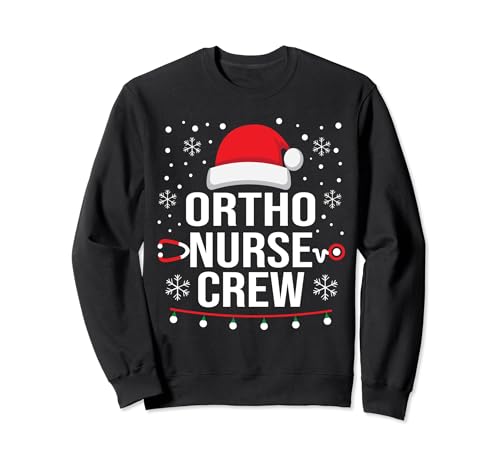 Ortho Squad, Babbo Natale, ortopedia, infermiera, equipaggio Felpa