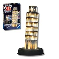 Puzzle 3D Torre di Pisa: edizione speciale notte