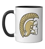 Mesa Vista Trojans Ceramic Mug, Black/White, 11oz