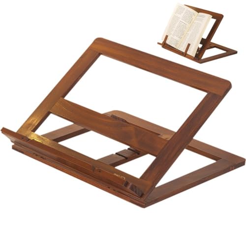Soporte de lectura en madera elegante para libros de cocina y recetas en tu hogar 2