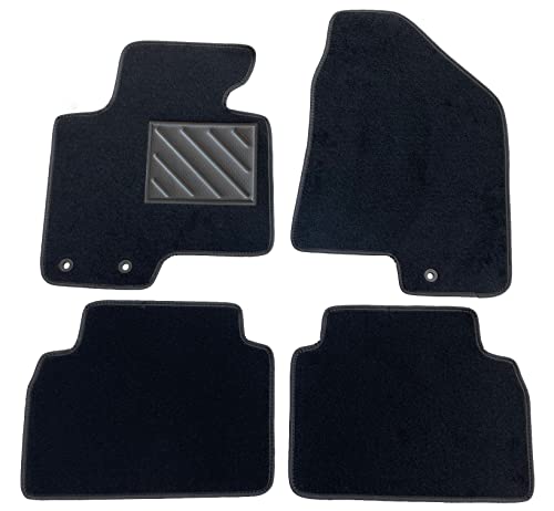 Tapis de sol pour Kia Sportage III de 2009 à 2015 sur mesure, antidérapant, talonnette en caoutchouc renforcé