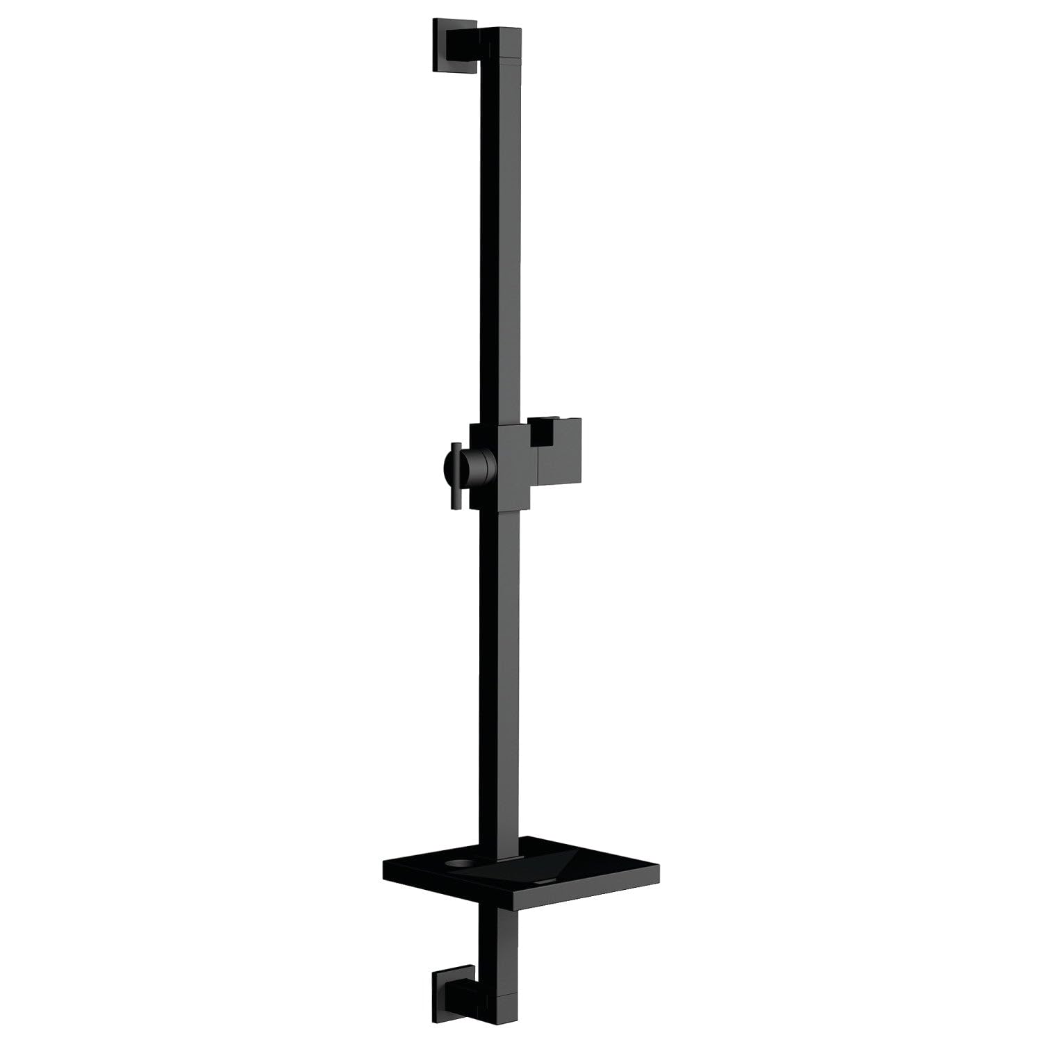 Barre de douche Kingston Brass KX8260 Claremont barre coulissante laiton noir mat