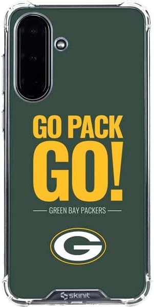 Skinit Clear Phone Case Compatible with Galaxy A36 5G - Officially Licensed NFL Green Bay Packers Team Motto Design