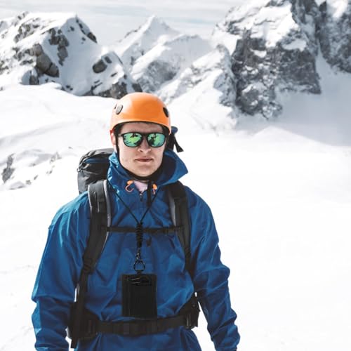 SECFOU Small Hanging Camping Bag Wear Resistant Storage Pouch for Outdoor Travel and Sports Lightweight Earphone and Coin Holder with Lanyard Camouflage Design4