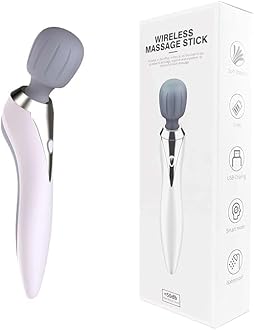 OFAK Handheld Body Back Massager - Rechargeable Muscle Relaxation Device with 11 Massage Patterns, 5 Levels, Waterproof Design for Back, Neck & Full Body Relief