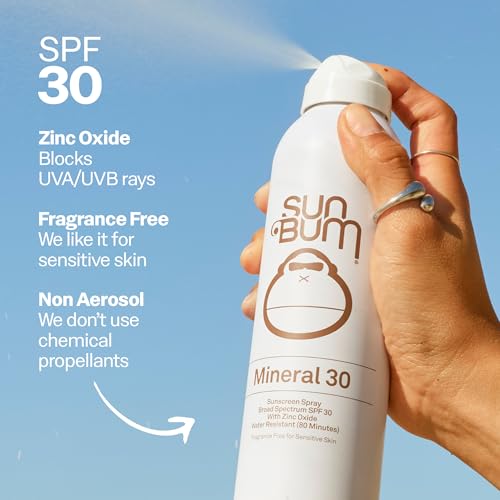 Sun Bum Mineral SPF 30 Sunscreen Body Spray - NEW FORMULA 2026 Water-Resistant Broad Spectrum Moisturizing Sunscreen with Vitamin E - Hawaii 104 Act Compliant (Without Octinoxate & Oxybenzone) - 6 oz - Image 4