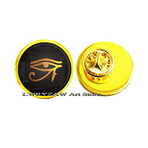 The Eye of Horus Pin Brooch,Men's Brooch,Ancient Egyptian Symbol of Protection Charm, Women's Brooch,Egyptian Pin Eye of Horus Brooch,M365