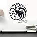 Produktbild Game Of Thrones Haus Wandtattoo Vinyl Art Dragons Symbol Wandaufkleber Für Wände/Autos/Laptops Aufkleber Aufkleber