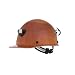 MSA 460409 Skullgard Cap Hard Hat, with 4-point Staz-on Suspension, lamp bracket and cord holder, Standard, Natural Tan