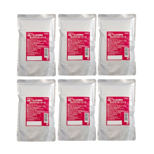 【6個セット】ソース たっぷり果実のミックスベリーソース ソントン 業務用 1ケース 500g×6(3kg)