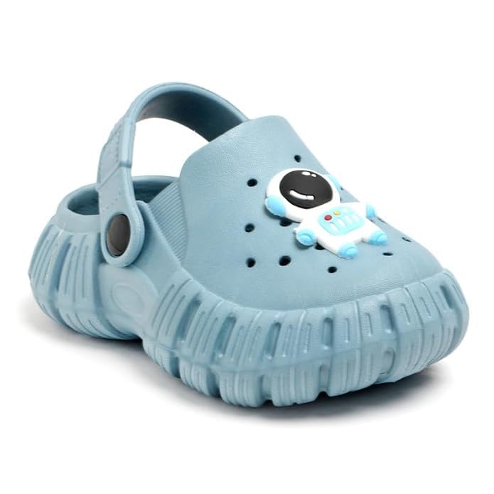 Image of GLJ Little AngelToddler Clogs Slippers, 12 Months to 3 Years, Baby Boy, Waterproof, Lightweight, Cute Cartoon Penguin Design