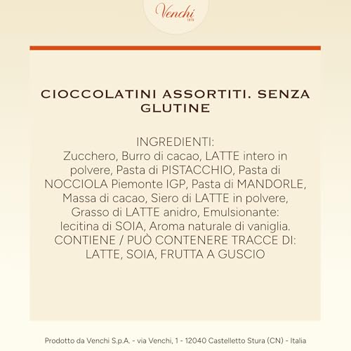 Venchi - Mini Libro In Latta Firenze Con Cioccolatini Cremini Assortiti, Con Cioccolatini Perla Assortiti, 172 G - Senza Glutine - 6