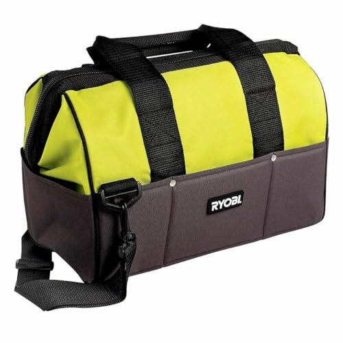 Ryobi 5132002553 Nylon Werkzeugtasche mittel Typ UTB4, Grau, Gelb 1 Ryobi 5132002553 Nylon Werkzeugtasche mittel Typ UTB4, Grau, Gelb