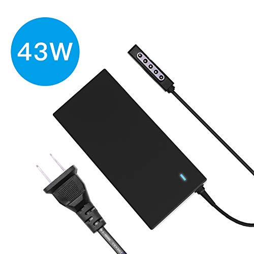 Surface Pro 2 Charger Surface Pro 1 Charger, 12V 3.6A 43W Microsoft