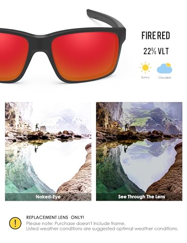 Image of BLAZERBUCK Anti-salt Polarized Replacement Lenses for Oakley Mainlink OO9264 Sunglass