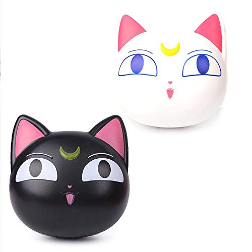 image for VIVIGO Cute Cat Shaped Contact Lens Case Mini Travel Simple Contact Le