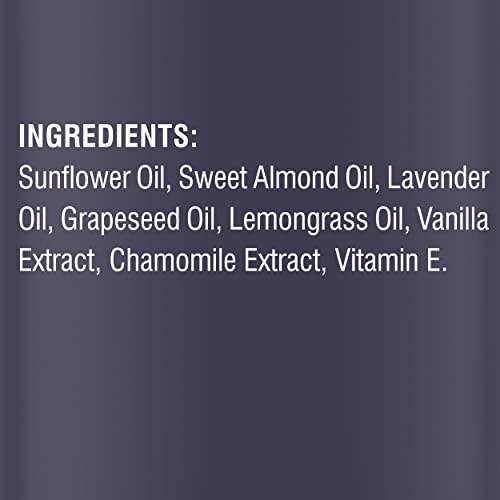 Mystere Beaute Lavender Massage Oil For Massage Therapy, Therapeutic Soothing & Relaxing Aromatherapy - Moisturizes Skin, Eases Tension, Promotes Calmness - Made With Pure Lavender Oil - 8 Fl Oz #TOP5