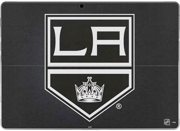 Skinit Decal Tablet Skin Compatible with Surface Pro 9 - Officially Licensed NHL Los Angeles Kings Black Background Design