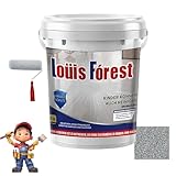 Epoxy Floor Paint for Concrete, Pintura Para Pisos De Cemento Self Leveling, Interior Waterproof and Quick-Dry (Dark Gray,0.5 KG)