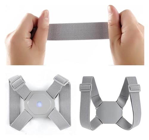 Correcteur de posture réglable avec rappel de vibration pour soutien vertébral