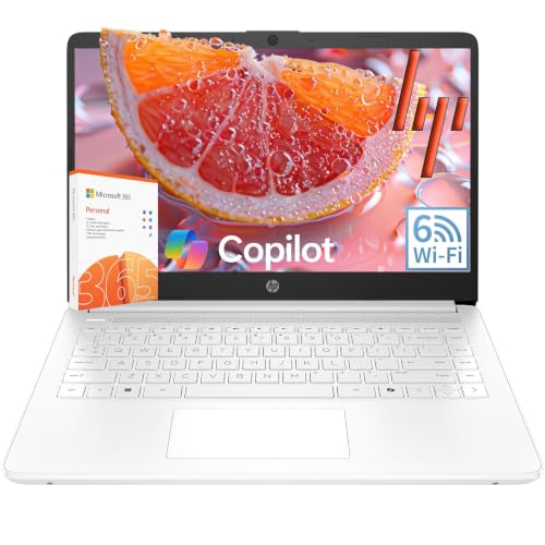 Image of HP 14 inch Compact Laptop 2026, Intel Processor,8GB RAM,Copilot AI