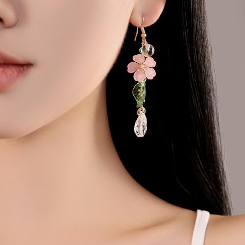 Daisy Flower Earrings for Women, Cute Sunflower Small Dangle Drop Earrings Gold Minimal Vintage Daisy Flower Hook Earrings Statement Jewelry Gift for Women Sweet Earrings3