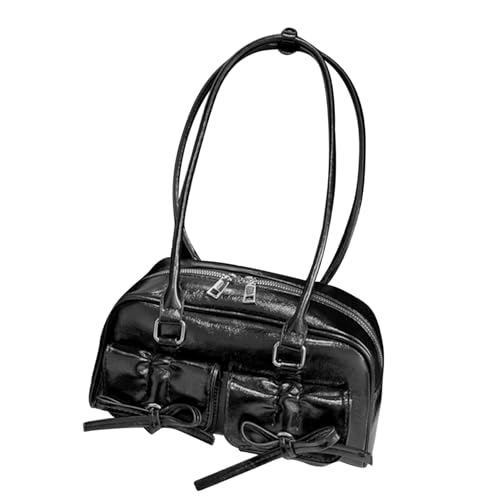 Sac à bandoulière Y2K style japonais avec nœud esthétique chic pour femme