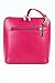 Belli italienische Ledertasche Damen Umhängetasche klein Handtasche Schultertasche Abendtasche in pink - 17x16,5x8,5 cm (B x H x T)