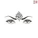 Face Jewels Gem Bindi Body Jewelry Nipple Stickers Rhinestone Tattoo Face Rocks by PIAOPIAONIU