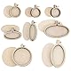 Healifty 8pcs Mini Stickrahmen Stickrahmen rund und oval Kreuzstich Creolen für Kunsthandwerk handliches Nähen und Aufhängen