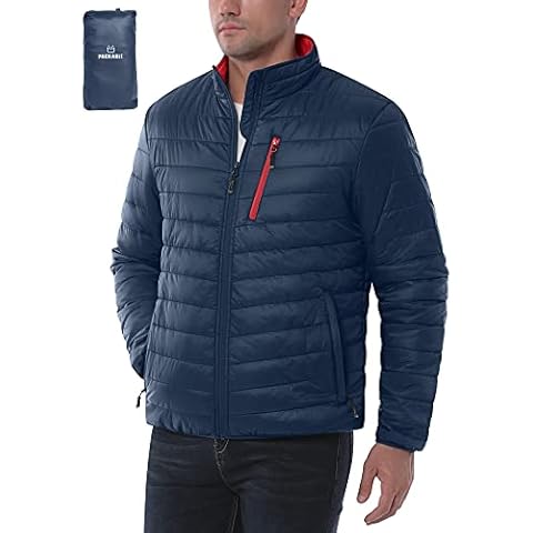 33,000ft Men's Lightweight Packable Puffer Jacket Cover