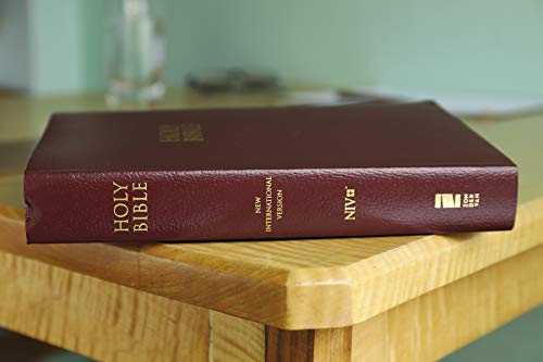 Image of Niv, Gift And Award Bible, Leather-Look, Burgundy, Red Lette