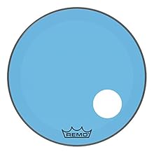 Stunning visual appeal with powerful projection, tone and durability Constructed with a single-ply 10-mil high-strength Mylar film with a 10-mil underlay dampening ring and a 5” mic hole Featuring Remo’s proprietary Skyndeep Imaging Technology Availa...