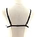 Women Harness Elastic Cupless Cage Bra Hollow Out Strappy Crop Top,161003