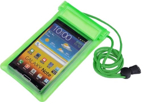 Image of Waterproof Sealed Mobile Pouch PVC Transparent Rain Protection Mobile Cover Pouch Case, 7 inches Phone for All Phones Upto 7.0 inches
