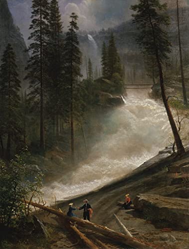 Chutes Yosemite Albert Bierstadt art moderne pour décoration murale grand format 60x90cm