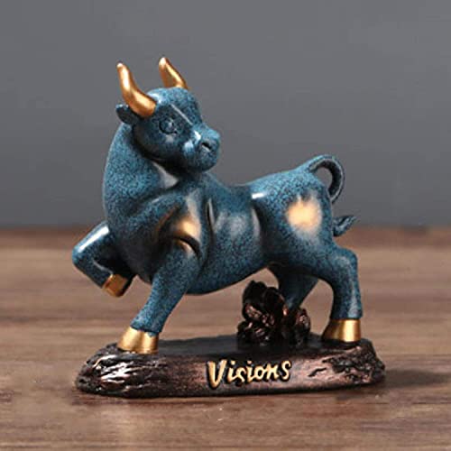 Statue chinoise en résine RLKHXBS : figurine animale artisanale pour décoration de table maison