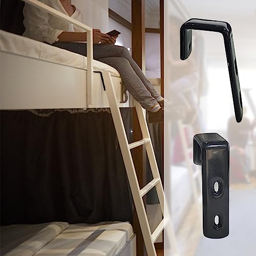 Mewuthede 4Pcs Iron Bunk Bed Ladder Hooks Brackets thumb #5