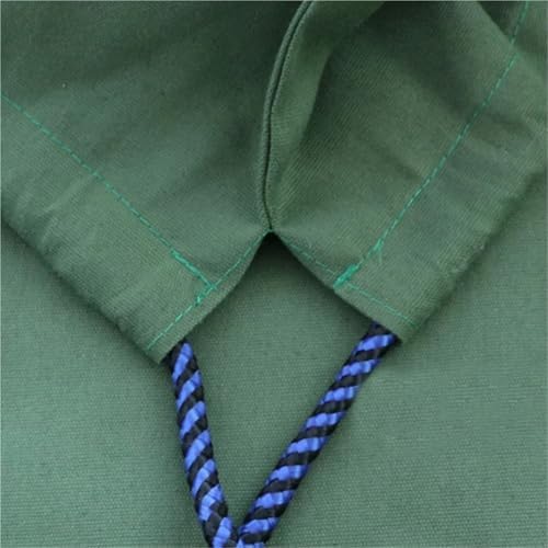 Extra Large Heavy Duty Moving Bags - Thickened Canvas Dustproof Storage Pouch for Clothes, Blankets & Quilts - Eco-Friendly Green Drawstring Tote (XL)