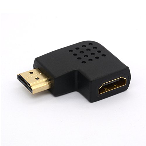 Adaptador HDMI en ángulo ideal para optimizar el espacio detrás del televisor de pared 8