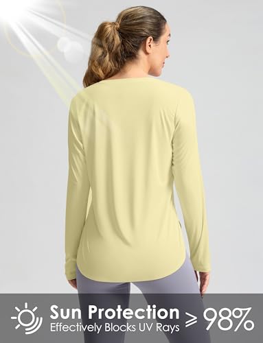 Image of Women's Sun Shirts UPF 50+ Long Sleeve UV Protection Shirt Lightweight Quick Dry Workout Hiking Tops for Women