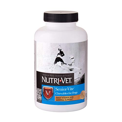 Nutri-Vet Multi-Vite Chewables for Senior Dogs | Formulated with Viatimins & Minerals to